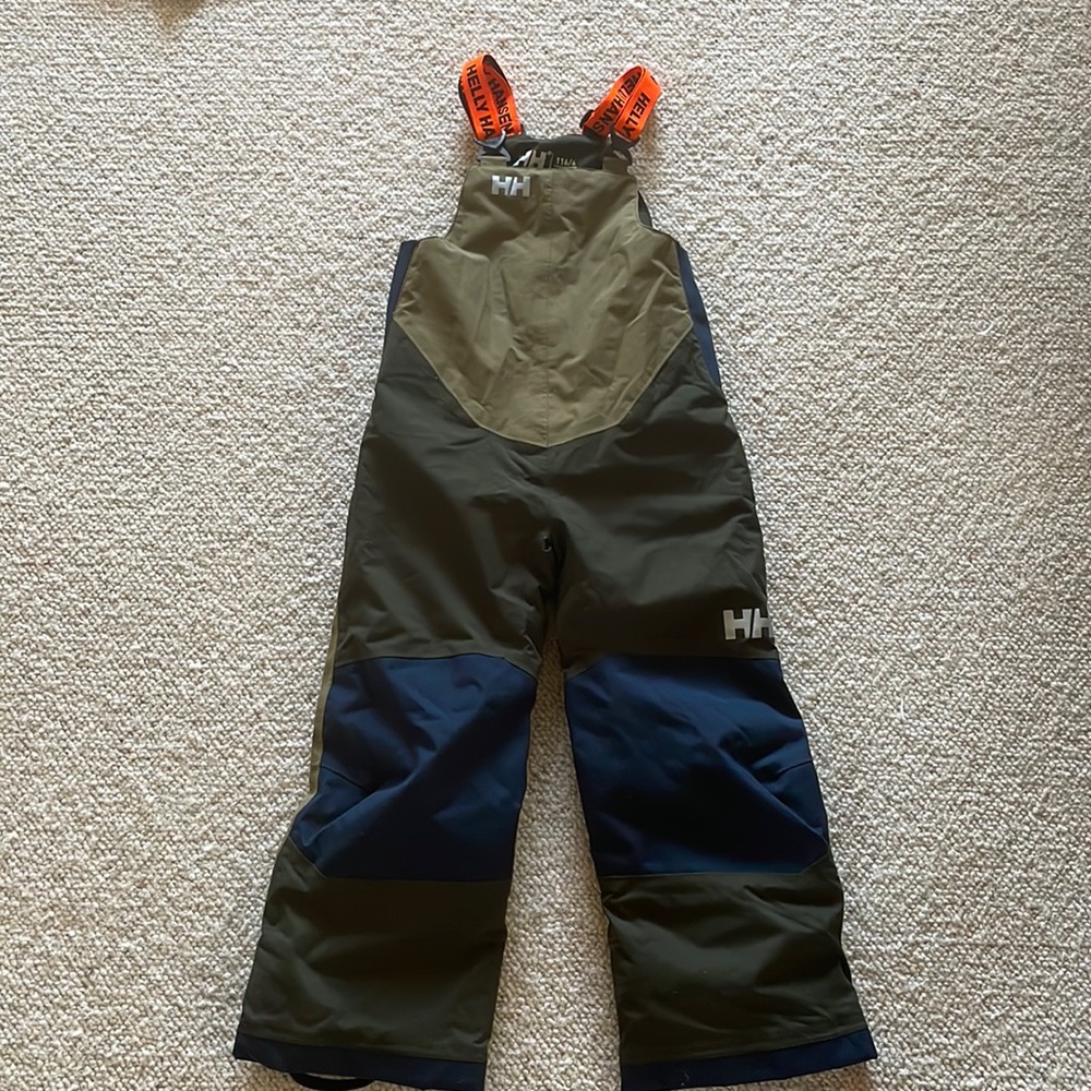 Helly Hansen kids insulated snow ski bibs size 6